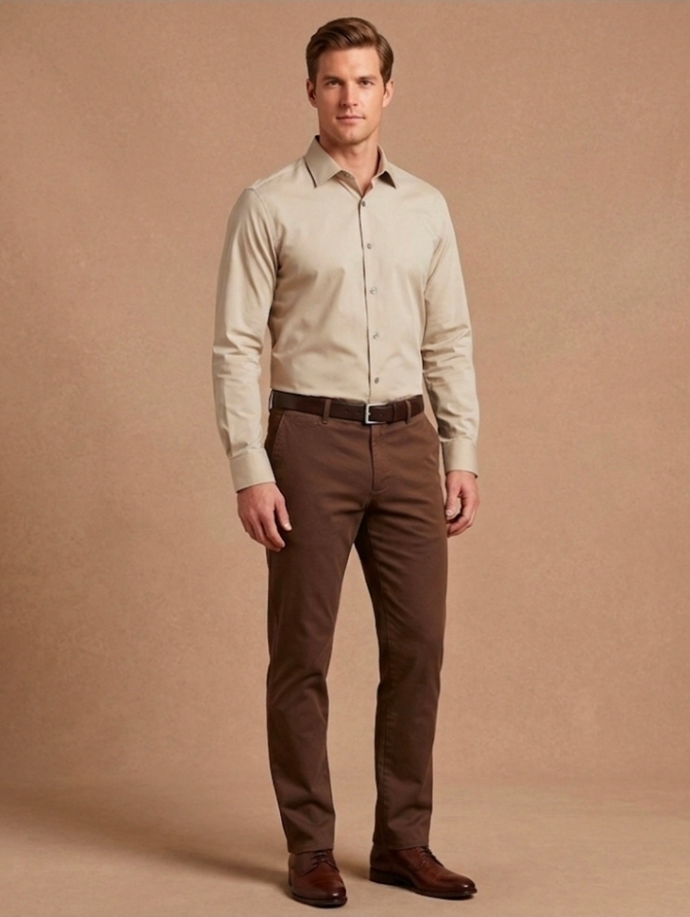 $65  Alfani Mens Slim-Fit Solid Dress Shirt